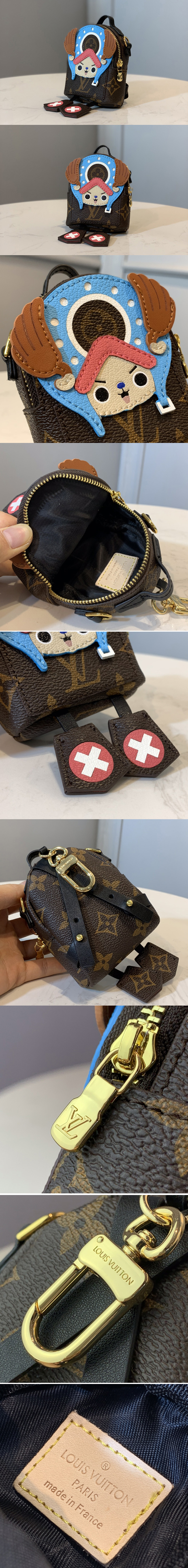 Replica Louis Vuitton M97432 LV Key holder and bag charm In Monogram Canvas