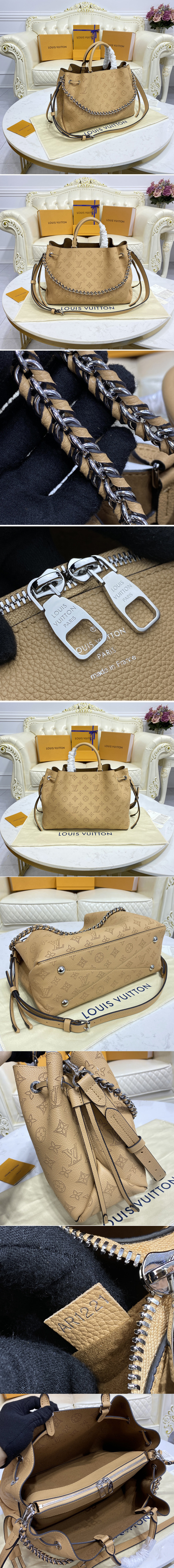 Replica Louis Vuitton M59655 LV Bella Tote Bag in Mahina calf leather