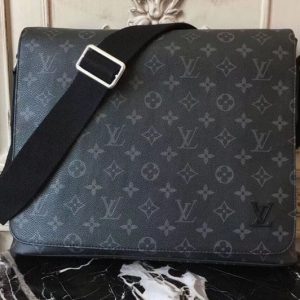 Replica Louis Vuitton M44000 Monogram Eclipse Canvas District PM Bags