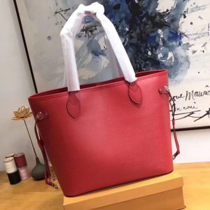 Replica Louis Vuitton M54185 Neverfull MM Epi Leather Bags Red