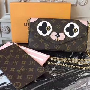 Replica Louis Vuitton M67248 Pochette Felicie Monogram Canvas Cluth Bags