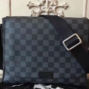 Replica Louis Vuitton N41260 Damier Graphite Canvas District PM Bags