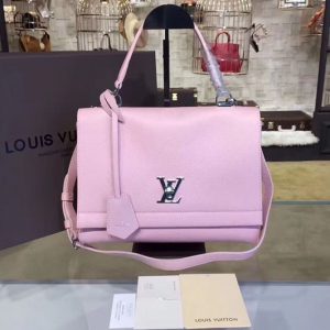 Replica Louis Vuitton M50250 lockme ii lockme calf leather Bags Pink