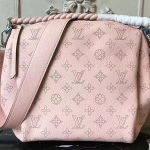 Replica Louis Vuitton M51219 Babylone Chain BB Mahina Leather Bags Pink