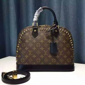 Replica Louis Vuitton M41579 Metal Alma PM Monogram Canvas Bags