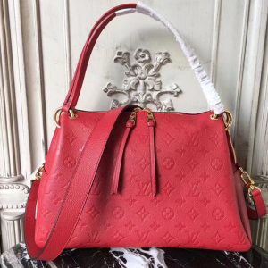 Replica Louis Vuitton m43720 Ponthieu PM Monogram Empreinte Bags Red