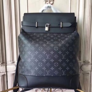 Replica Louis Vuitton M44052 Monogram Eclipse Canvas Steamer Backpack