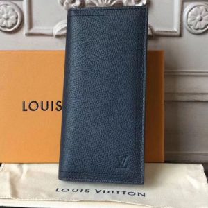 Replica Louis Vuitton M64138 utah Long Coin wallet Blue