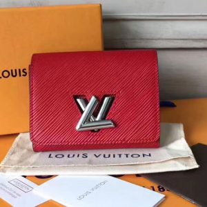 Replica Louis Vuitton M64413 Twist Compact Epi Leather Wallets Red