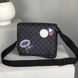 Replica Louis Vuitton N41054 District Pm Damier Graphite Bags