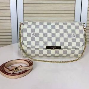 Replica Louis Vuitton N41275 Damier Azur Canvas preferita MM Bags