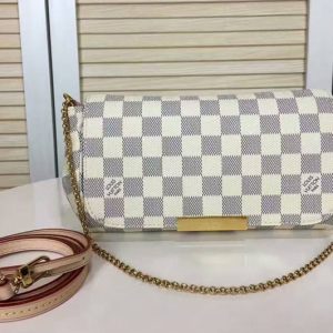 Replica Louis Vuitton N41277 Damier Azur canvas Favorite PM Bags