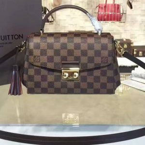 Replica Louis Vuitton N53000 Damier Ebene Canvas Croisette Bags