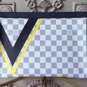 Replica Louis Vuitton N64023 Damier Azur Canvas Pochette Voyage