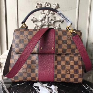 Replica Louis Vuitton N64416 Damier Ebene Canvas Bond Stree Burgundy