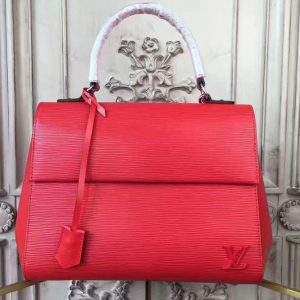 Replica Louis Vuitton M41334 Cluny MM Epi Leather Bags Red