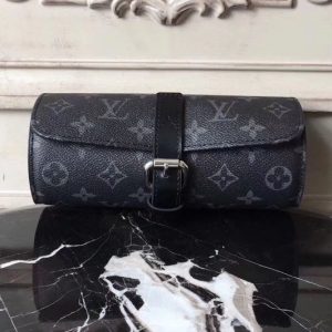 Replica Louis Vuitton M43385 Monogram Eclipse 3 Watch Case