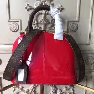 Replica Louis Vuitton M54785 Monogram Vernis Alma BB Bags Red