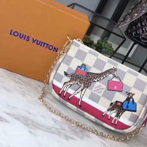 Replica Louis Vuitton Mini pochette accessoires damier azur N58010