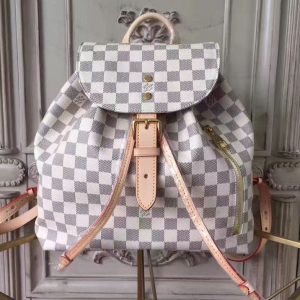 Replica Louis Vuitton N41578 Damier Azur Canvas Sperone Backpack