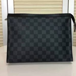 Replica Louis Vuitton N41696 Damier Graphite Canvas Pochette Voyage MM