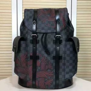 Replica Louis Vuitton N41709 Christopher PM Damier Graphite Canvas Backpacks