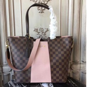 Replica Louis Vuitton N44041 Jersey Damier Ebene Bags Pink