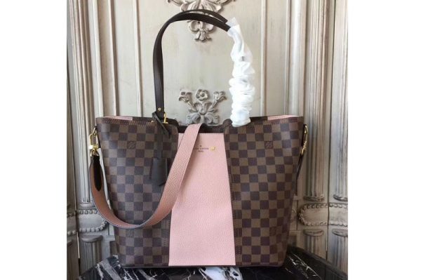 Replica Louis Vuitton N44041 Jersey Damier Ebene Bags Pink