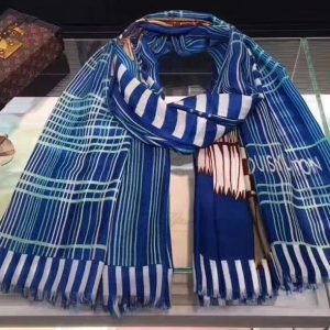 Replica Louis Vuitton 100x200cm Cashmere Scarf And Shawl Blue