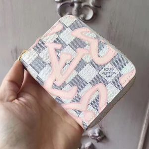 Replica Louis Vuitton N60098 Damier Azur Canva Zippy Coin Purse