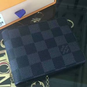 Replica Louis Vuitton N62663 Damier Graphite Canvas Multiple Wallet