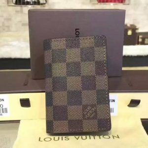 Replica Louis Vuitton N63143 Pocket Organiser Damier Ebene Canvas