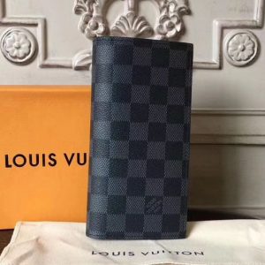 Replica Louis Vuitton N64421 Alexandre Wallet Damier Graphite Red