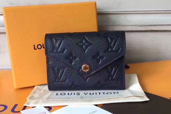 Replica Louis Vuitton M41938 Victorine Wallet Monogram Vernis Black