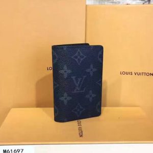 Replica Louis Vuitton M61696 Pocket Organizer Monogram Eclipse Canvas