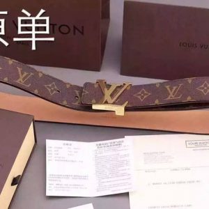 Replica Louis Vuitton M9608 LV Initiales 40MM Monogram Belts