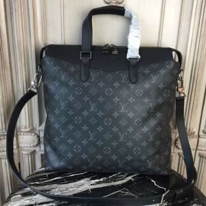 Replica Louis Vuitton M40567 Tote Explorer Monogram Eclipse Canvas Bags