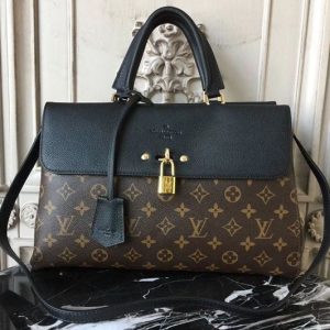 Replica Louis Vuitton M41737 Venus Monogram Canvas Bags Black