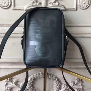 Replica Louis Vuitton M53434 Epi Leather Supreme x Danube PM Black