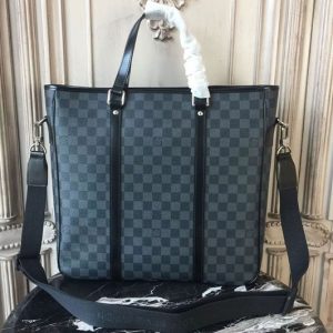 Replica Louis Vuitton N40000 Damier Graphite Canvas Anton Tote Bags