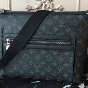 Replica Louis Vuitton M44223 Odyssey Messenger PM Monogram Eclipse Canvas Bags