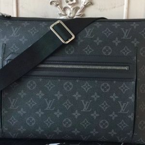 Replica Louis Vuitton M44224 Odyssey Messenger MM Monogram Eclipse Canvas Bags