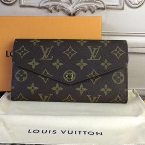 Replica Louis Vuitton M62236 Monogram Canvas Sarah Wallet Red