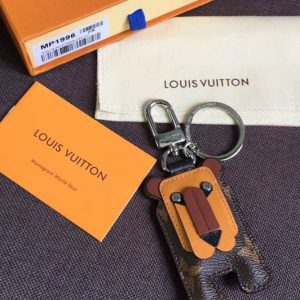 Replica Louis Vuitton MP1996 Tiger Bag Charm and Key Holder Monogram canvas