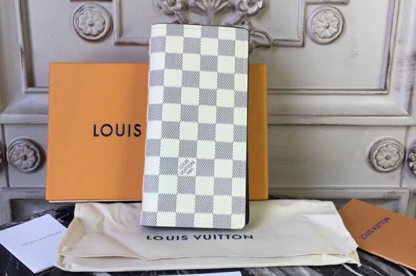 Replica Louis Vuitton N63506 Brazza Wallet Damier Coastline Canvas