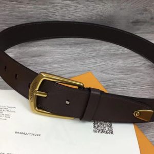 Replica Louis Vuitton M9082 35mm belt Brown