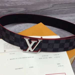 Replica Louis Vuitton LV Initiales 40mm Reversible Mens Belts M9426U Red