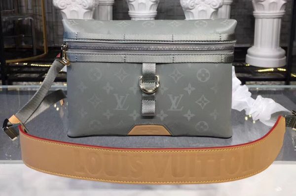 Replica Louis Vuitton M43889 LV Messenger PM Bags Monogram Titanium Canvas