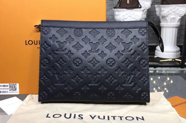 Replica Louis Vuitton M61692 Pochette Voyage MM Bags Monogram Shadow Leather