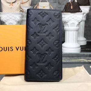 Replica Louis Vuitton M62900 LV Brazza Wallets Monogram Shadow Leather